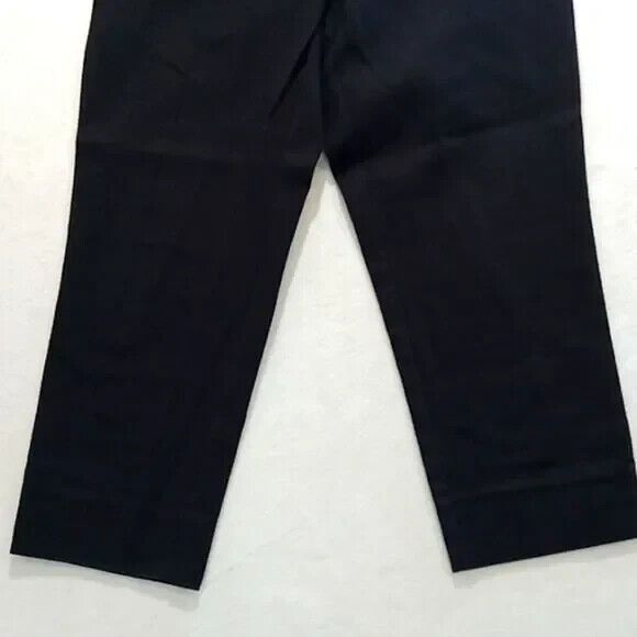 Chico's pants women's size 0 (size 4) black cropped - Picture 3 of 13